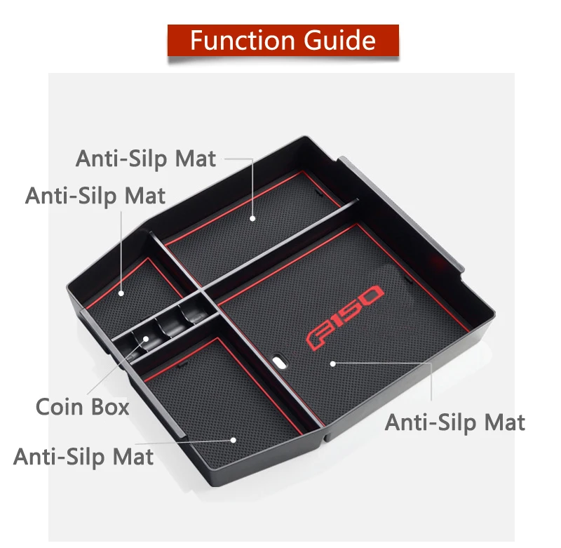 Подлокотник для хранения автомобильный органайзер аксессуары Ford F150 2015 2016 2017 2018