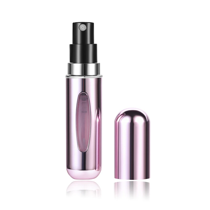 shiny pink 5 мл 8 мл портативный многоразовый флакон для духов с распылителем ароматный насос пустые косметические контейнеры распылитель бутылка для путешествий Новинка - Цвет: shiny pink