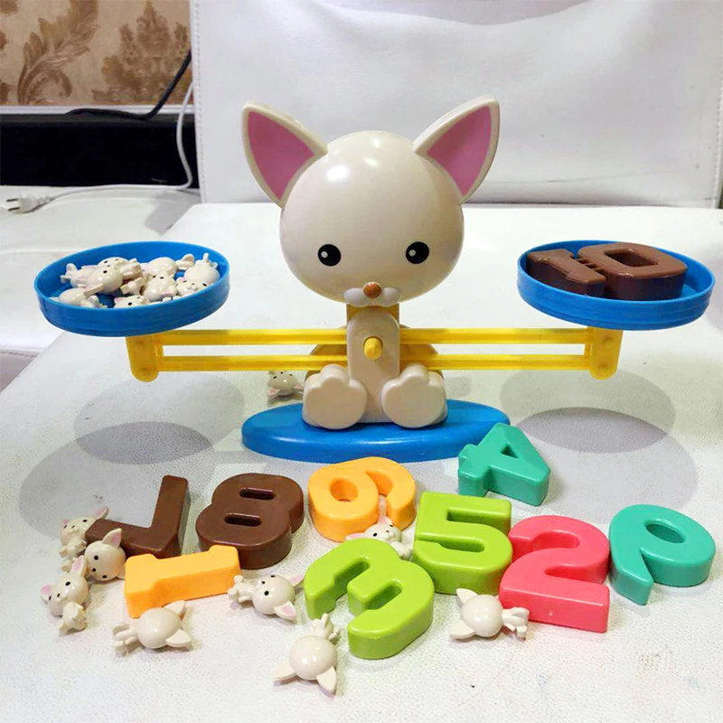 Детская математическая игрушка собака баланс цифровая игра включает в себя 30 шт.