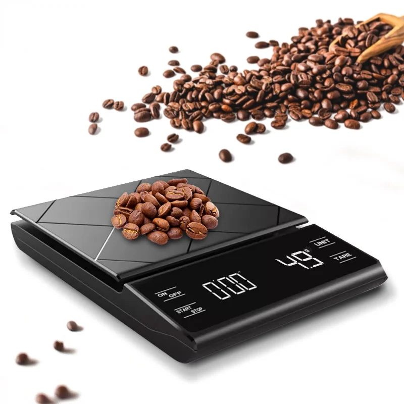 

Rodanny Coffee Pot Scale With Smart Digital Electronic Precision Timer Drip Portable Household Kitchen Scale 0.1g
