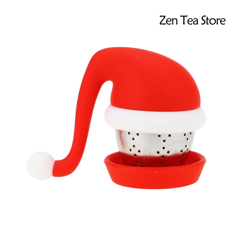 

Силиконовый Фильтр для заваривания чая в виде Санта-Клауса