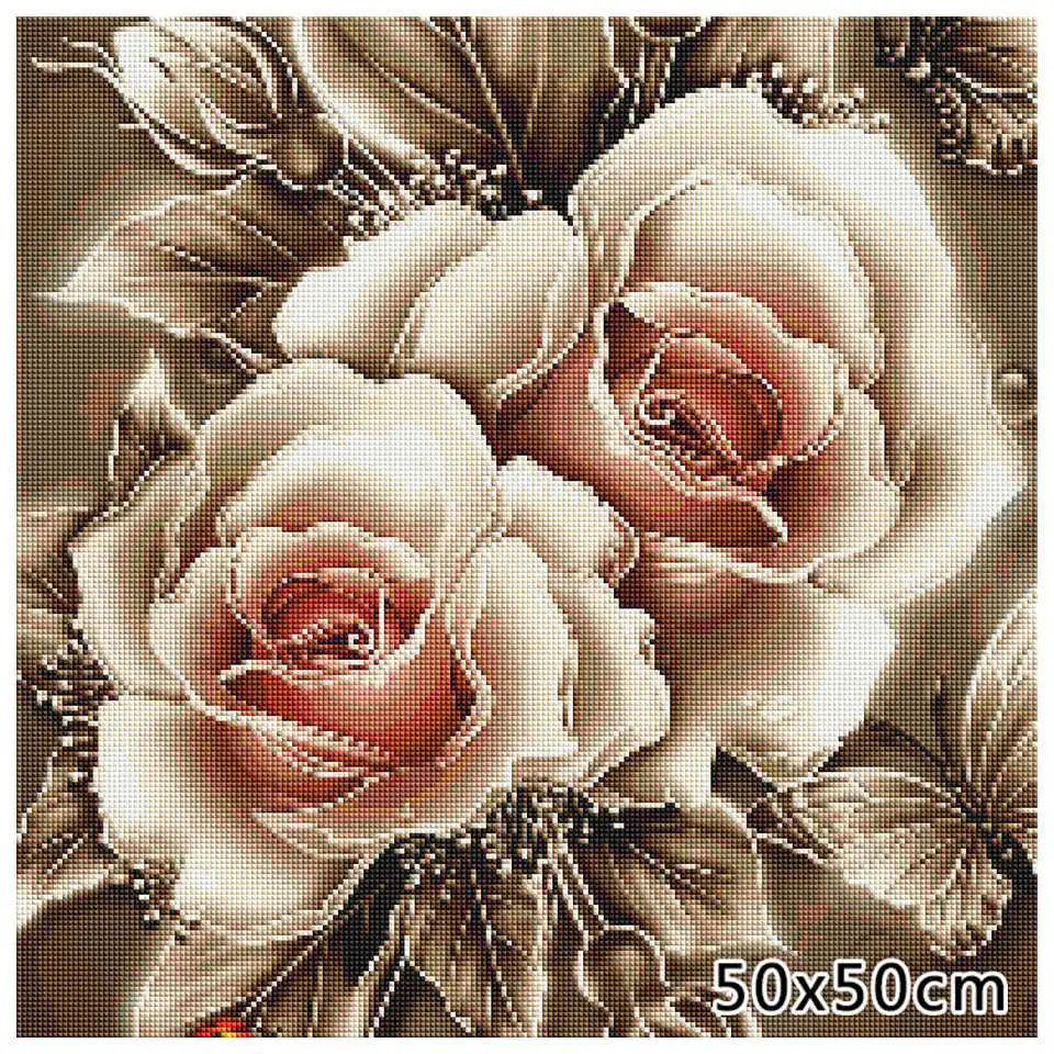 AZQSD алмазная мозаика Роза крестиком вышивка цветок рукоделие картина стразами