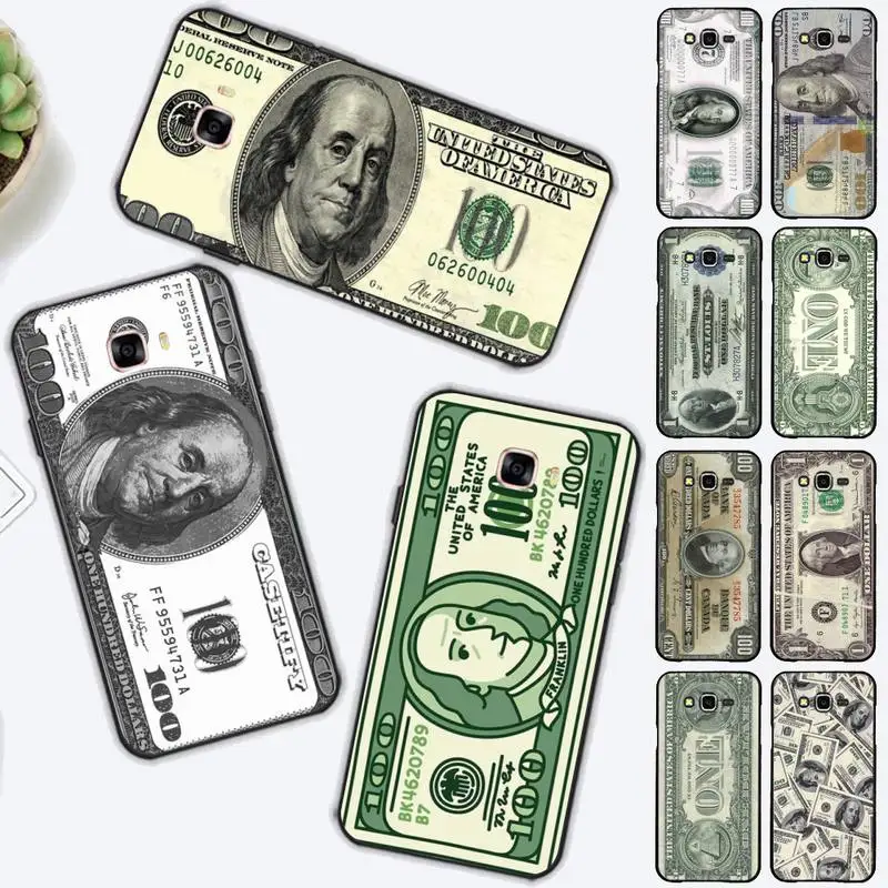 

Money Dollars Bill Cash Ben Franklin Phone Case for Samsung Note 8 9 10 20 lite pro ultra J 7 2 4 6 5 prime