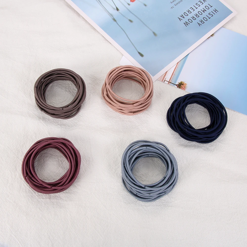 100 шт./компл. эластичные резинки для волос резинка девочек держатель конского