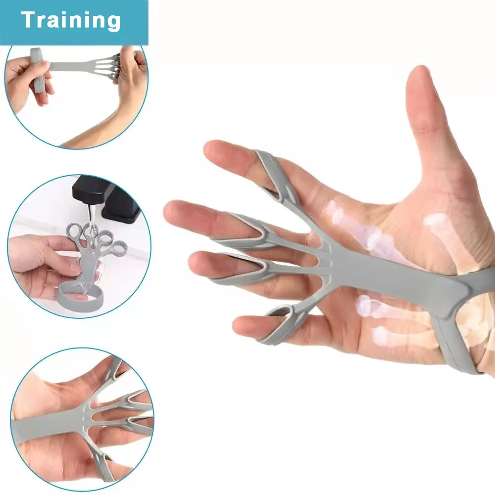 

Силиконовый Эспандер для пальцев, ручной эспандер, усилитель, силовой тренажер для пальцев, фитнес-Тренировка ладони, реабилитация, трениро...