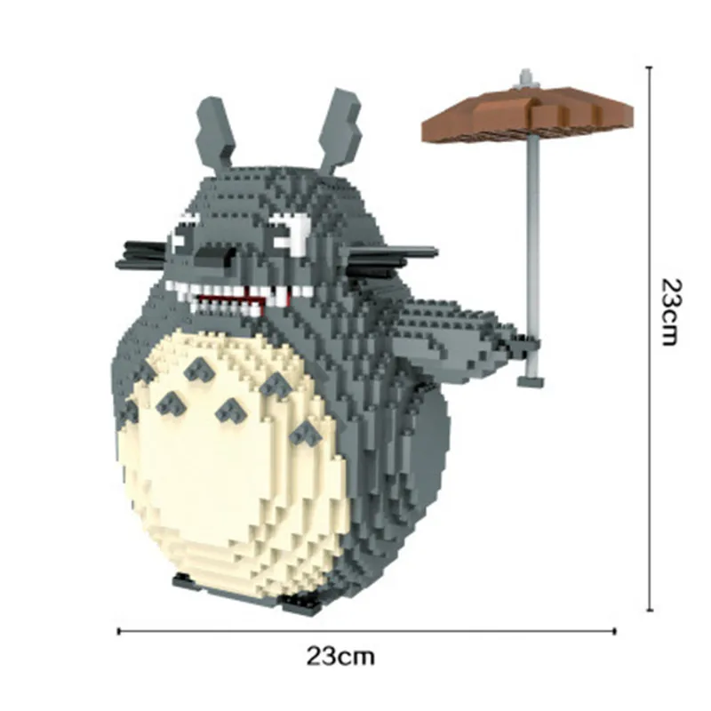 Аниме Хаяо Миядзаки Мой сосед Тоторо с зонтиком алмазные строительные блоки