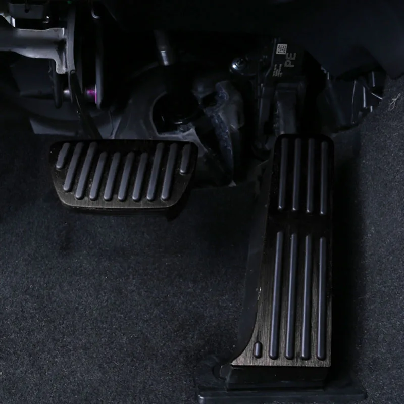 Автомобиль газа Тормозная педаль Крышка черные части набор для Toyota RAV4 Rongfang 19