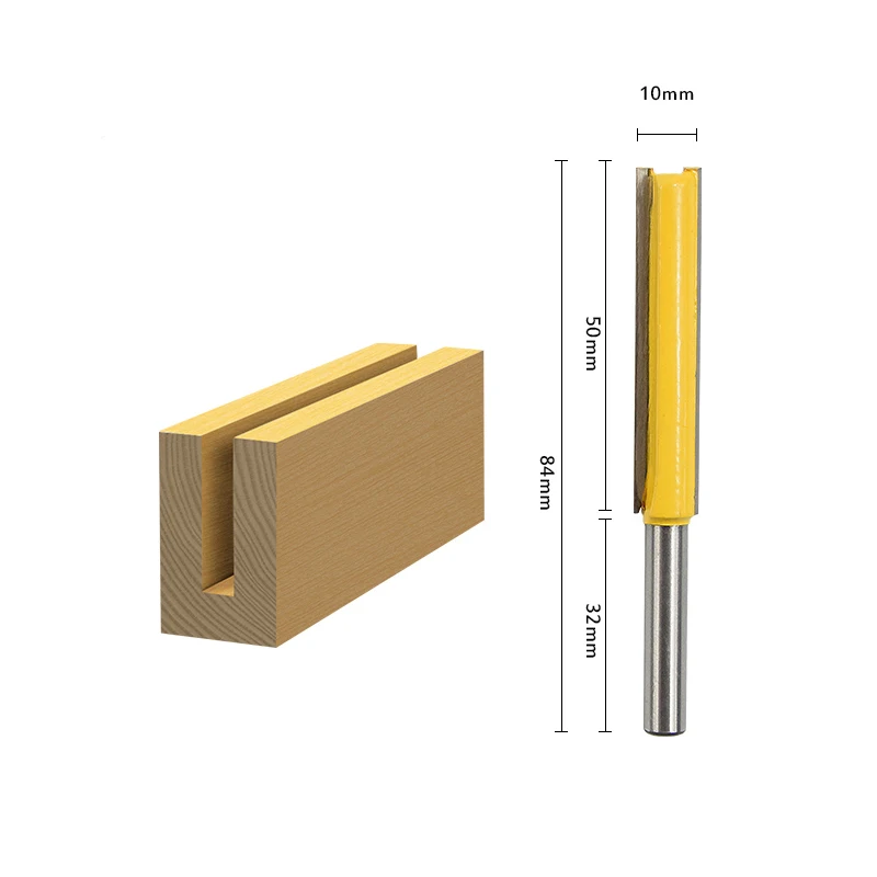 1 шт. 1/4 &quotхвостовик деревообрабатывающий фрезерный бит Удлиненный прямой нож