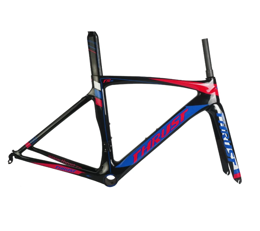

THRUST Carbon Fibre Roaf Bike Frame Road Bicycle Frame T1000 2017 Chinese Carbon Frame 46 49 52 54 56 58cm EMS Free Shipping