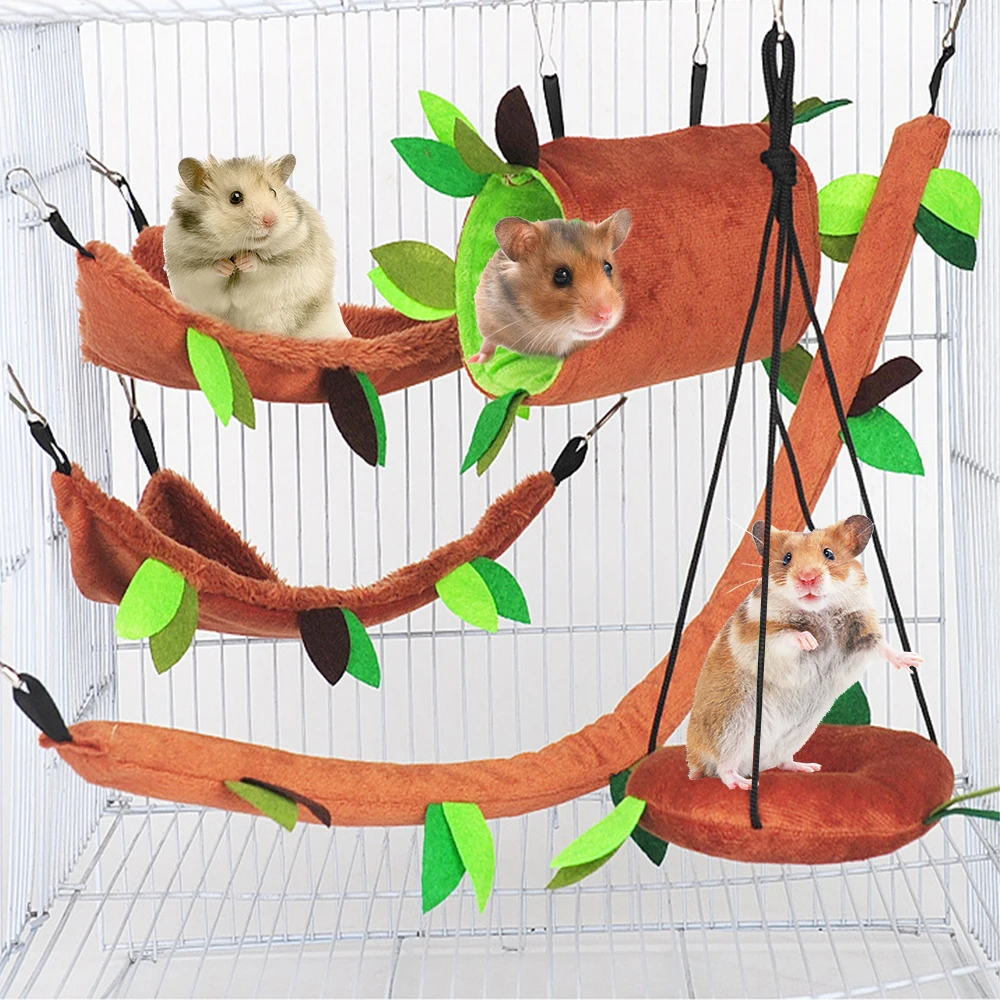 

Hanging Plush Pet Nest Soft Durable Sleeping Bed Hamsters Guinea Pigs Chinchillas Parrots Small Pet Supplies