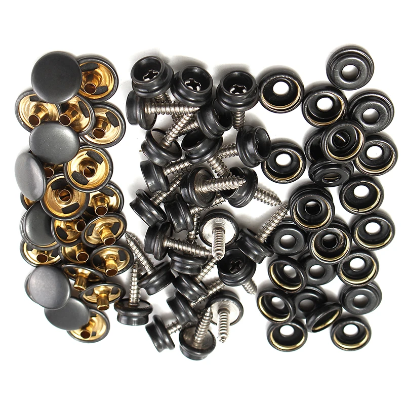 

5/8\" Snap Fastener Button Improvement Screw Self-Tapping Stainless Steel