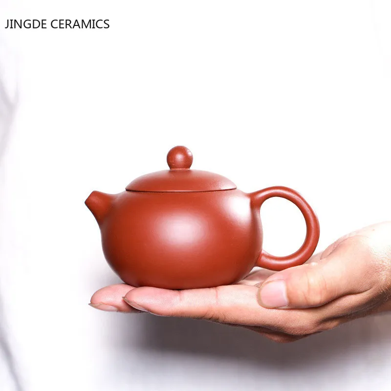 

Сырая руда Dahongpao чайная посуда ручной работы чайная церемония 160 мл Yixing Фиолетовый Глиняный чайный горшок классический чайник Xishi чайный чай...