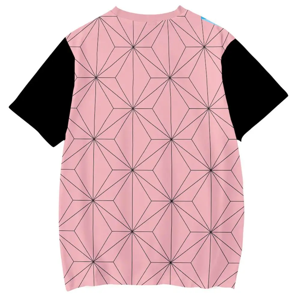 

Demon Slayer Kimetsu no Yaiba Cosplay Personality Casual Short Sleeve T Shirts for Children