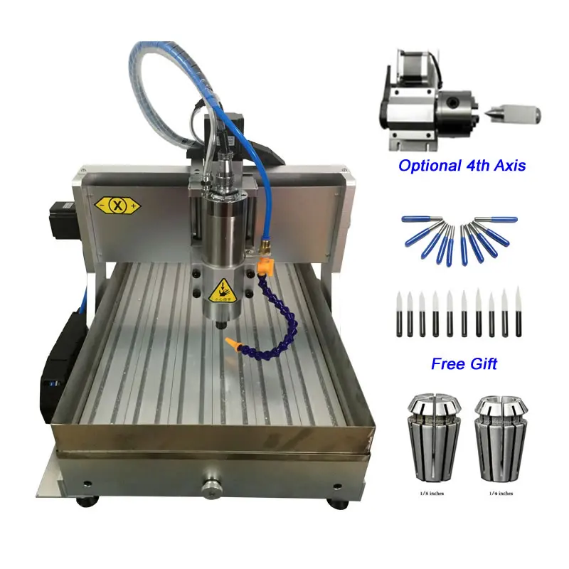 

LY CNC 3020 1500W Engraver 3 Axis 4 Axis 1.5KW USB CNC Router 3020 Metal CNC Cutting Milling Machine with Water Tank