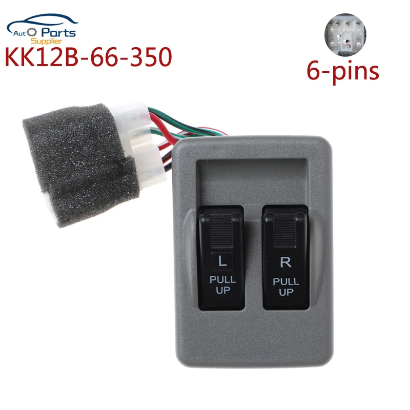 

KK12B-66-350 KK12B-66-370 For Kia Pride Front Left/Right Electric Power Window Master Switch Button FL FR KK12B66350 KK12B66370