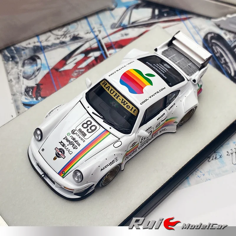 

Модель автомобиля из сплава 1:64 PGM Porsche 930 RWB Rauh-welf