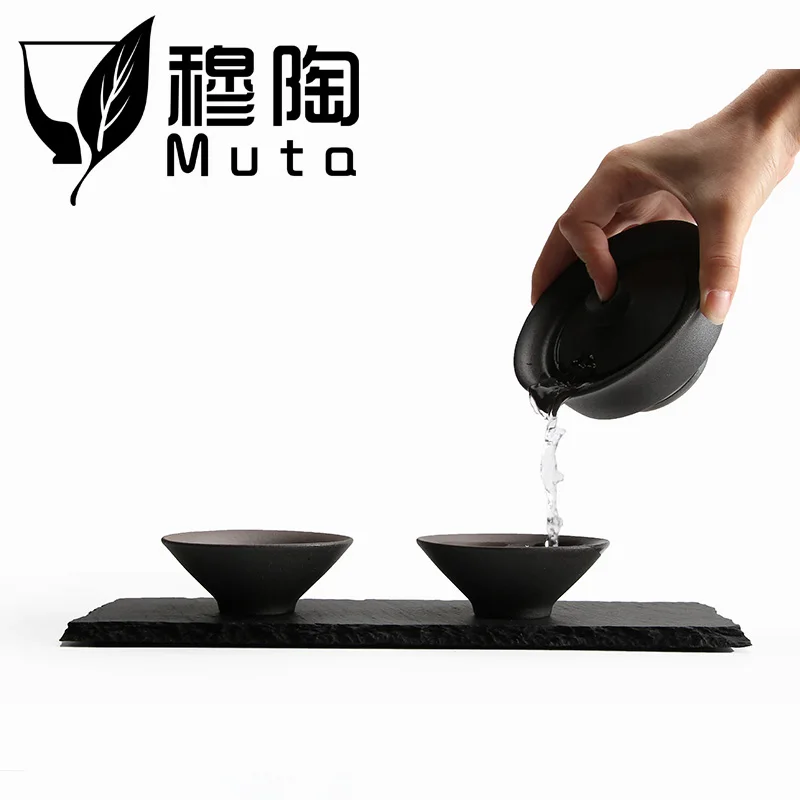 Поднос для чая сервировочный декоративный стол Мраморный Китайский Набор еды