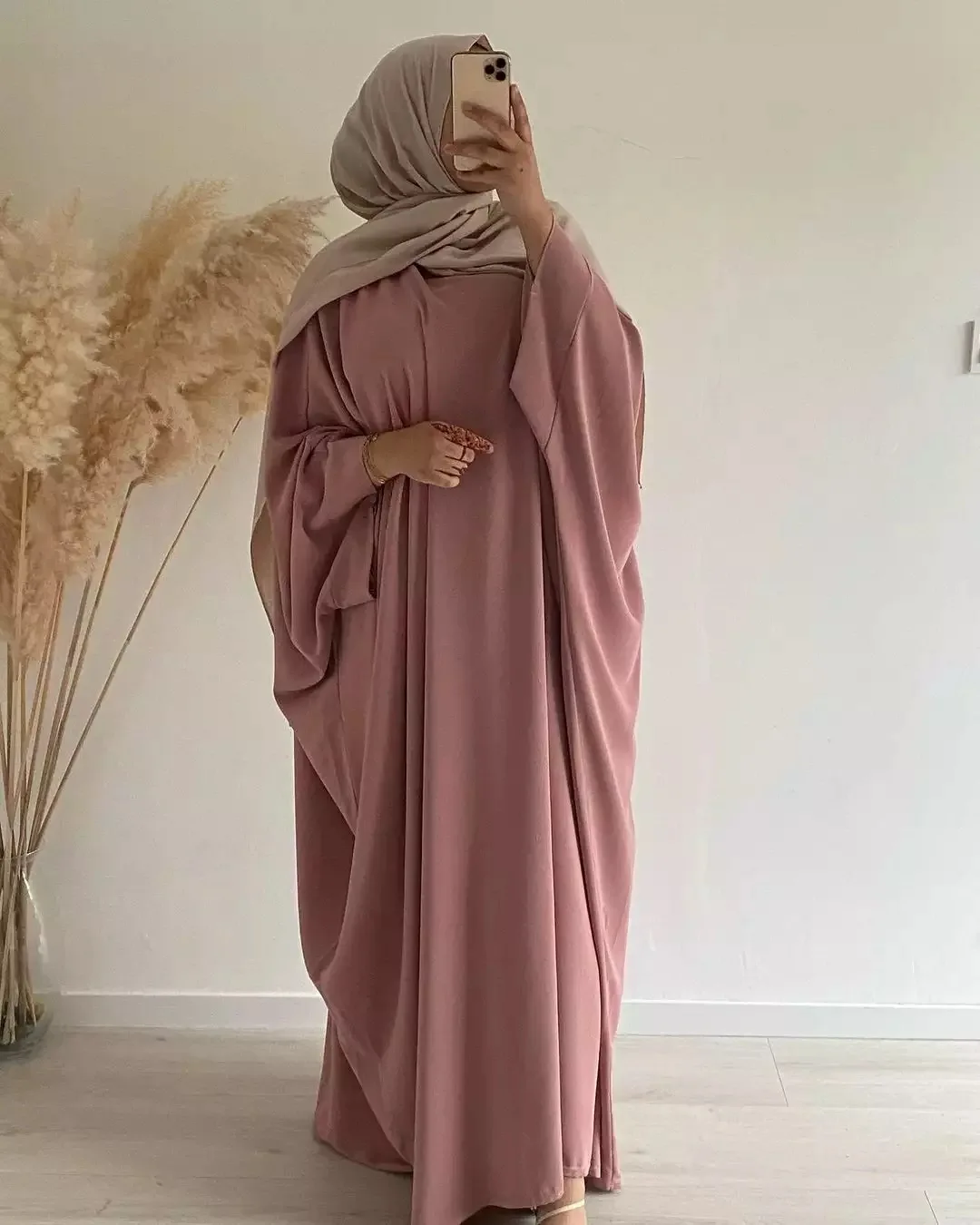 Женское Молитвенное платье-кафтан, мусульманский химар, черное, мусульманское платье