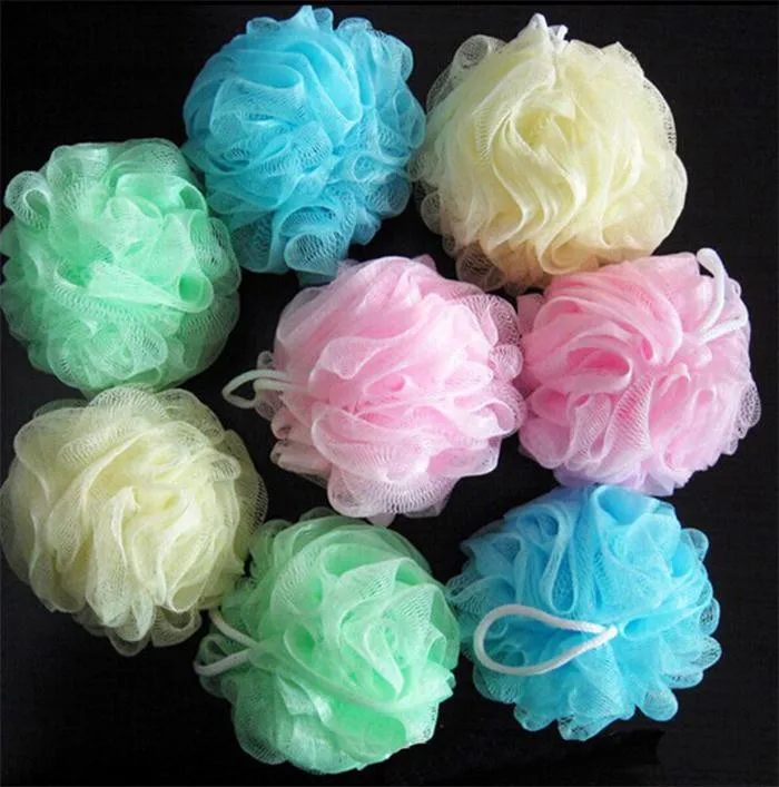 

1pc Bath Ball Bathsite Bath Tubs Bath Towel Cleaning Mesh Shower Wash Sponge Product Washing body Tool Accessory Bath Flower