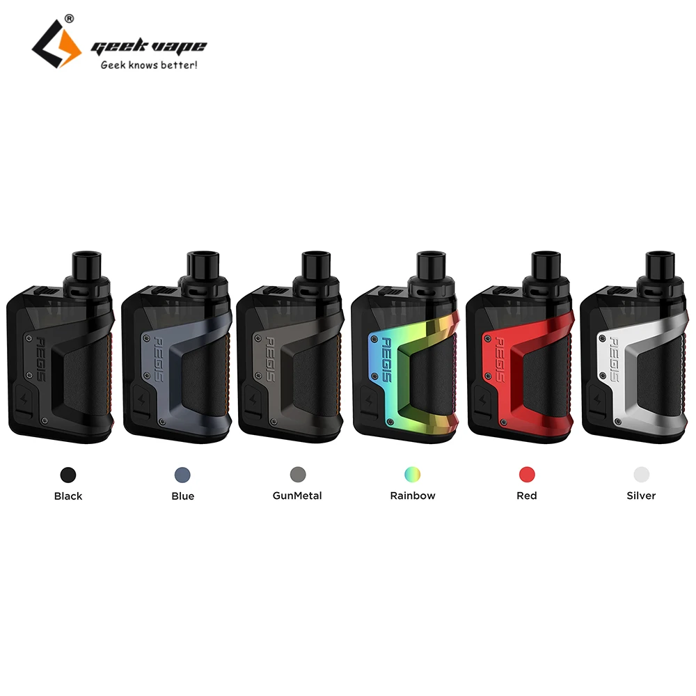 

Geekvape Aegis Hero Pod Mod Kit 45W 1200mAh 0.42 Inch 4ml G.Coil Boost Formula (Mesh) Coil Electronic Cigarette Mod Kit