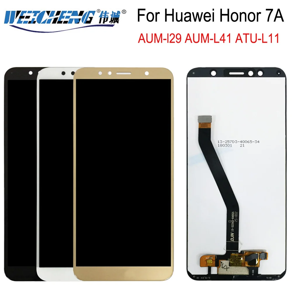 5 7 Honor 7A Pro ЖК-дисплей с сенсорным экраном дигитайзер для Huawei Honor7A дисплей 7C AUM-L33
