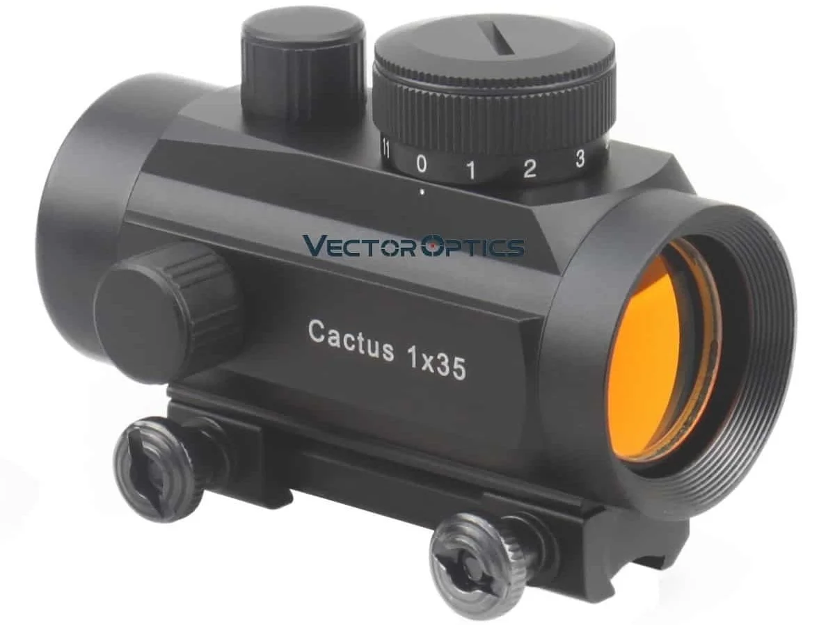 Векторная оптика кактус 1x35 Red Dot Scope интегрированный 11 мм Держатель Для Сковороды база 5 MOA Dot Размер 7 уровней освещение оружие прицел