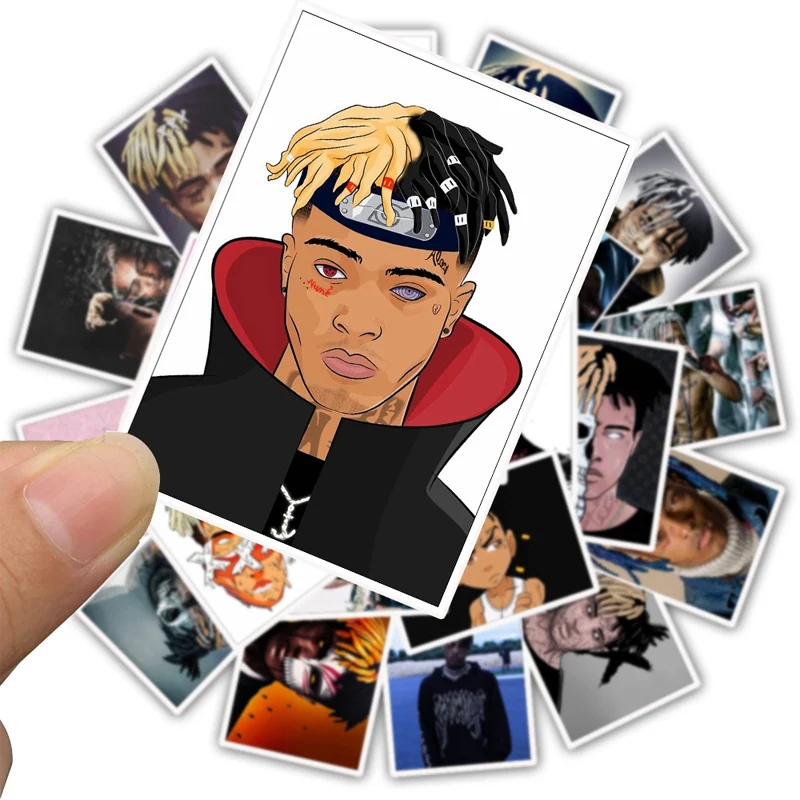 25 шт. музыкальный Рэппер xxxtentation стикеры s для чехол гитары холодильник ноутбук