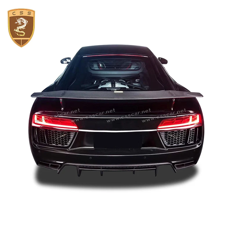 Новый автомобиль углеродного волокна задний багажник загрузки спойлер крыло для