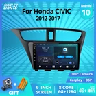 Автомагнитола 2DIN на Android 10 для Honda CIVIC Hatchback, LHD 2012-2017, GPS-навигация, стереоприемник, Авторадио, Bluetooth-плеер IGO