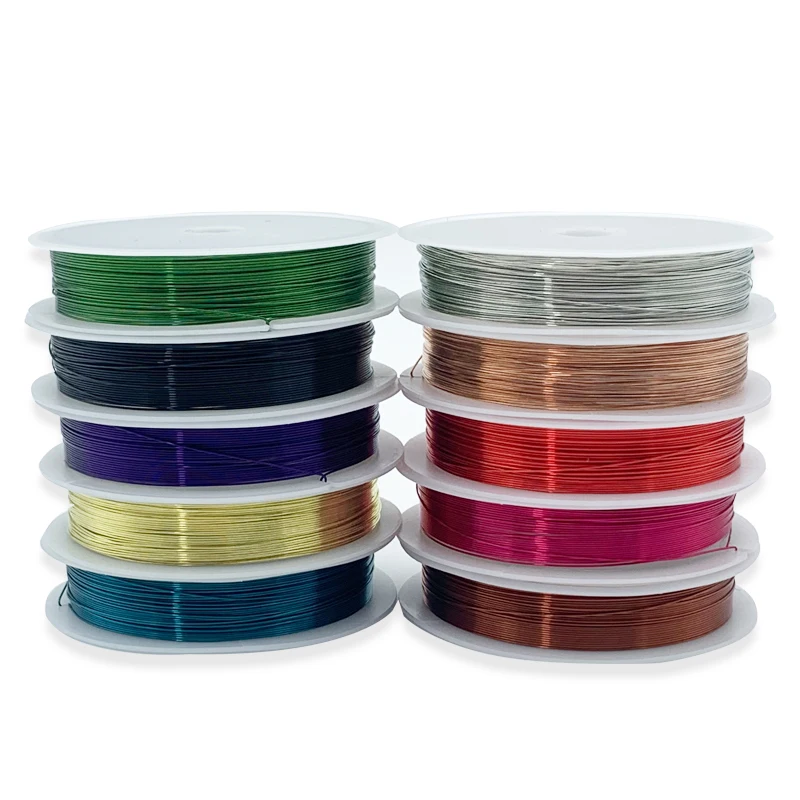 

1 Roll Diameter 0.4mm Special Copper Wire Beading Cord String Finding DIY Beading Wire For Bracelet DIY Jewelry Making Supplies
