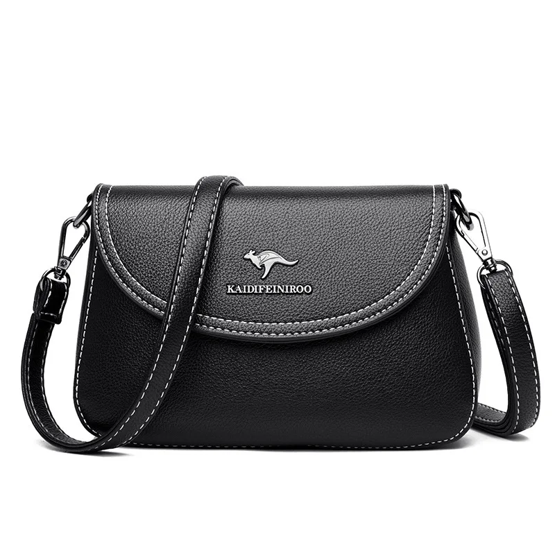 

Lichee Pattern Women Messenger Bags PU Leather Shoulder Bag Ladies Handbags 2020New Purse Satchel Fashion Tote Bags Gift