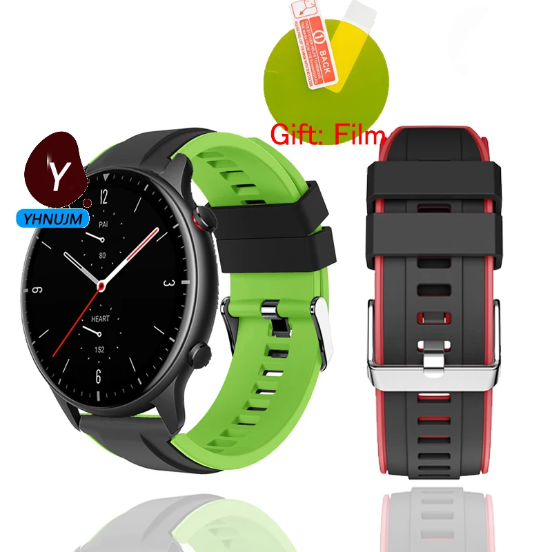 Ремешок на запястье для huami amazfit GTR 4 2 eSIM ремешки часов Силиконовый ремешок