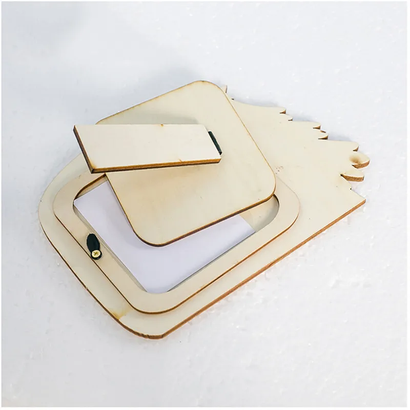 Новые рождественские украшения Мини Деревянные Рождественские фото