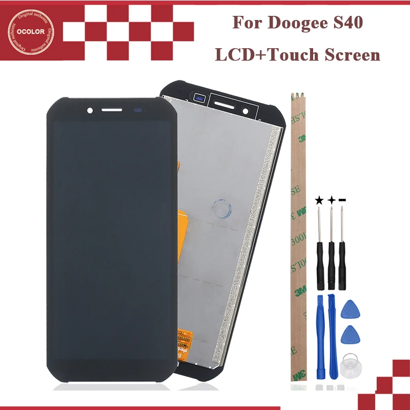 Ocolor Для Doogee S40 ЖК дисплей и сенсорный экран 5 ''дигитайзер сборка для Замена с