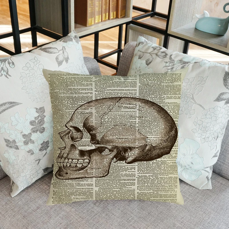 Чехол для Хэллоуина модель украшения дома накидка на талию чехол дивана льняная