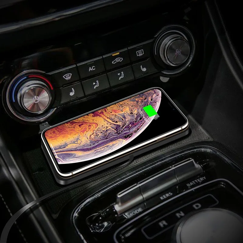 

10W 2in1 Wireless Charger Car charger charging station Fast Charging Qi Wireless Chargers Dock Station Pad for iPhone Samsung