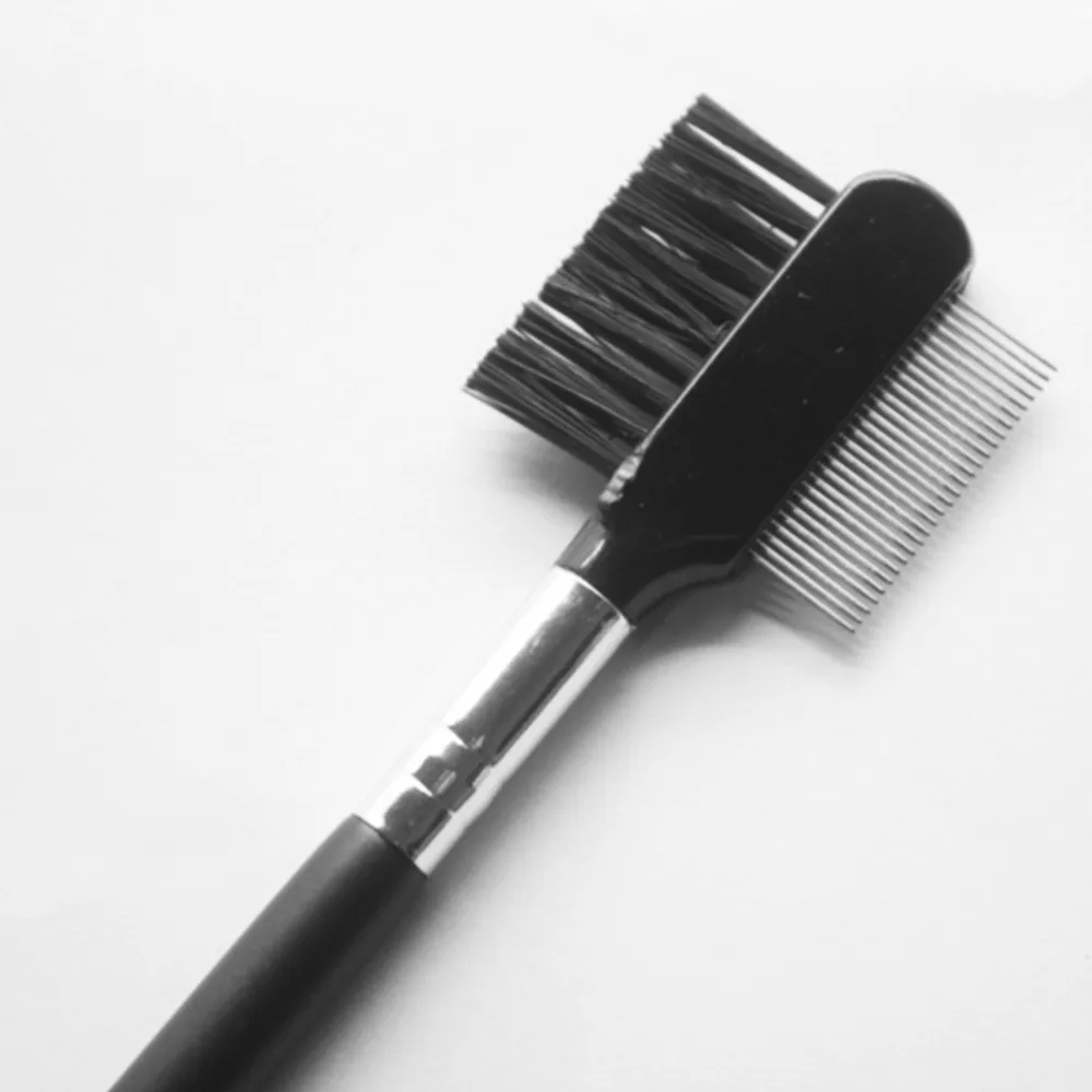 Профессиональная кисть для бровей 1 шт. портативная двухсторонняя расческа Кисть