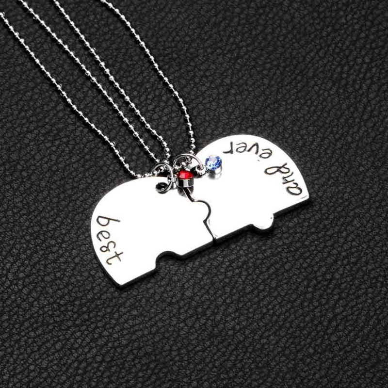 K3ND лучшие друзья навсегда и никогда не дружба Цепочки ожерелья комплект из 4