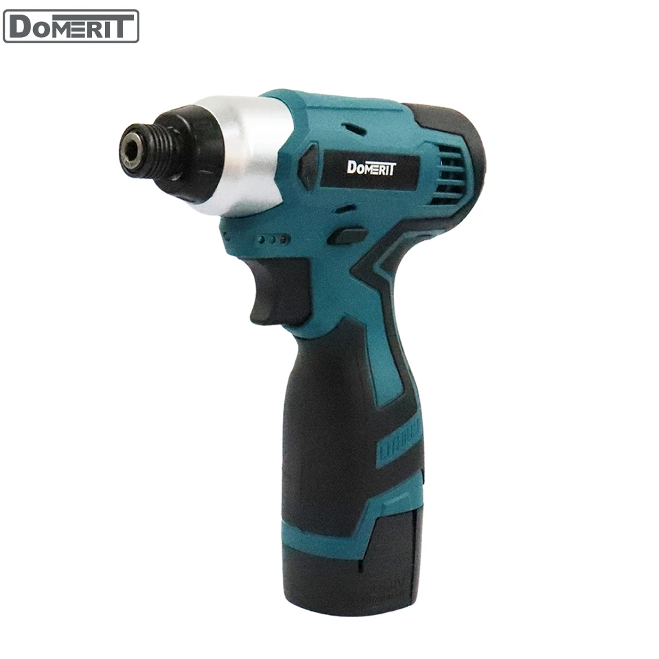 DoMERIT 16.8V Cordless Electric Screwdriver 1/4inch Electric Rechargeable Impact Driver Drill Lithium Battery Power Tools 10 8v cordless electric drill mini electric screwdriver rechargeable lithium battery electric screw driver power tools