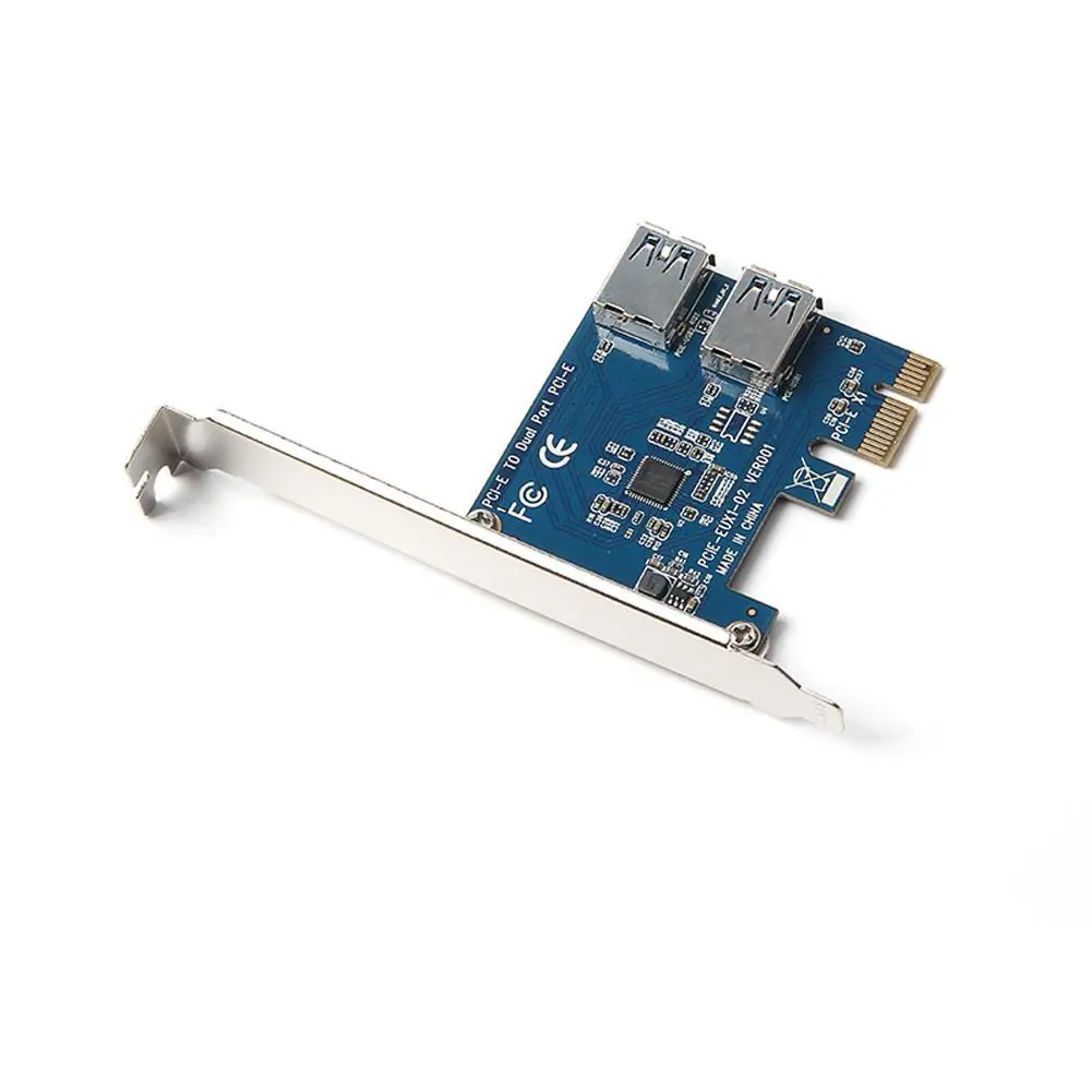 BEESCLOVER 2 порта PCI-E к USB 3 0 концентратор 5 Гбит/с адаптер расширения для настольных