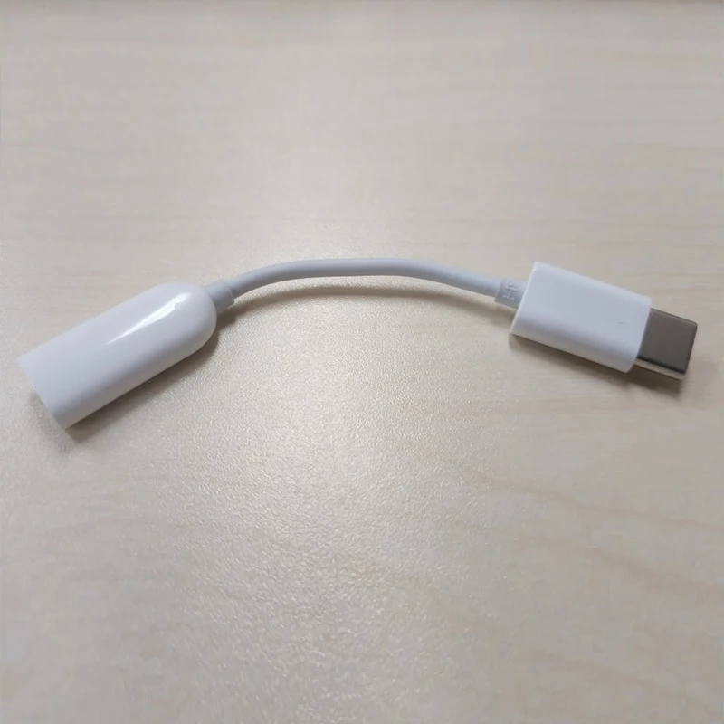 Оригинальный аудиоадаптер Xiaomi со штекером Type-C на гнездо 3 5 мм Type C наушники Aux Mi6 Mi 6