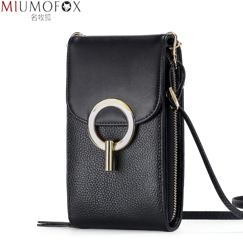 

Brand Designer Women Bags Genuine Leather Handbag Fashion Mini Shoulder Bag Versatile Ladies Crossbody Small Bags for iPhone 13