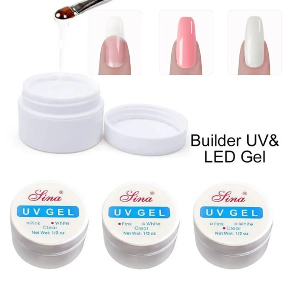 УФ-гель для наращивания ногтей основа дизайна нетканый шелковистый гель