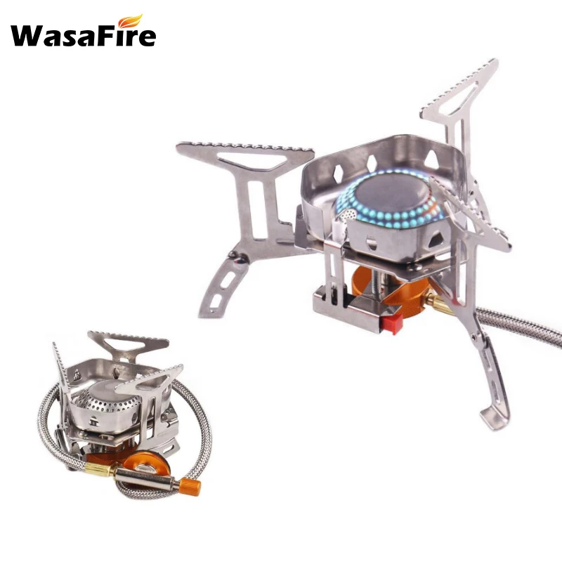 Портативная Ветроустойчивая газовая горелка для кемпинга зажигалка кухни