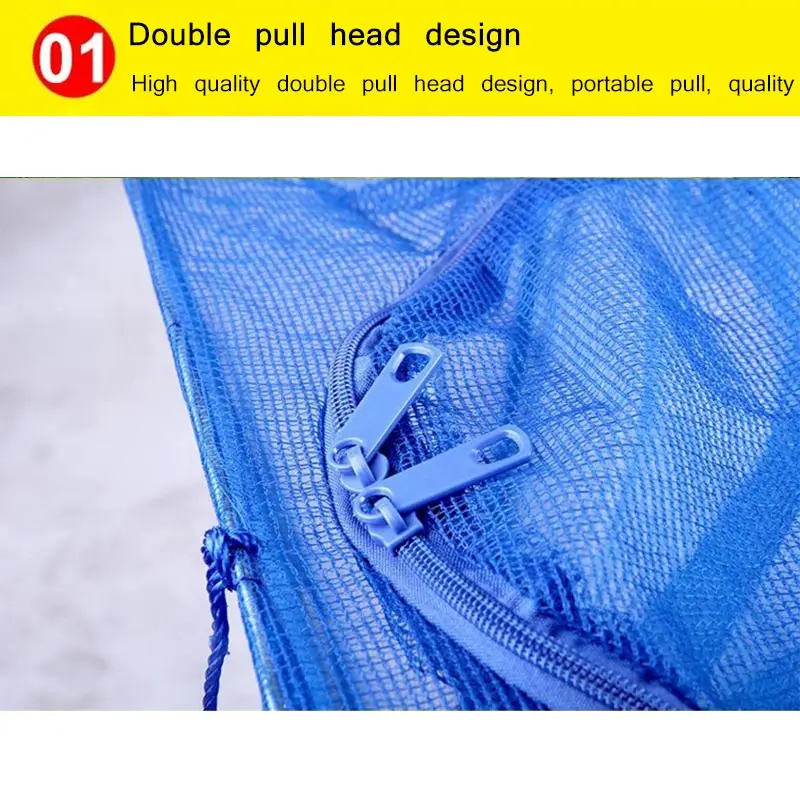 Foldable 4 Layers Drying Fishing Net Rack Hanging Vegetable Fish Dishes Dryer PE Hanger Accessories | Спорт и развлечения