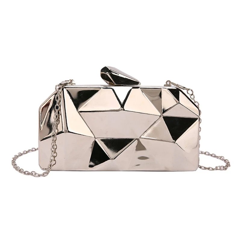 

Square Chain Shoulder Bags for Women Crossbody Purses Geometric Handbags Elegant Messenger Bag Party Clutch Bag