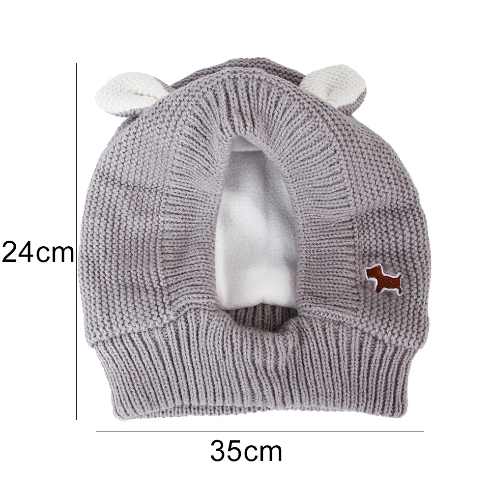

Knitted Hat Winter Warm Puppy Cap Fashion Rabbit Ear Design Beanie for Pet Dog Cat Dog Puppy Animal Christmas Hat Knitted Hats