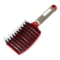 barber accessories hair comb bristle nylon hairbrush wet curly detangle hairbrush hairdressers goods styling hair accessories