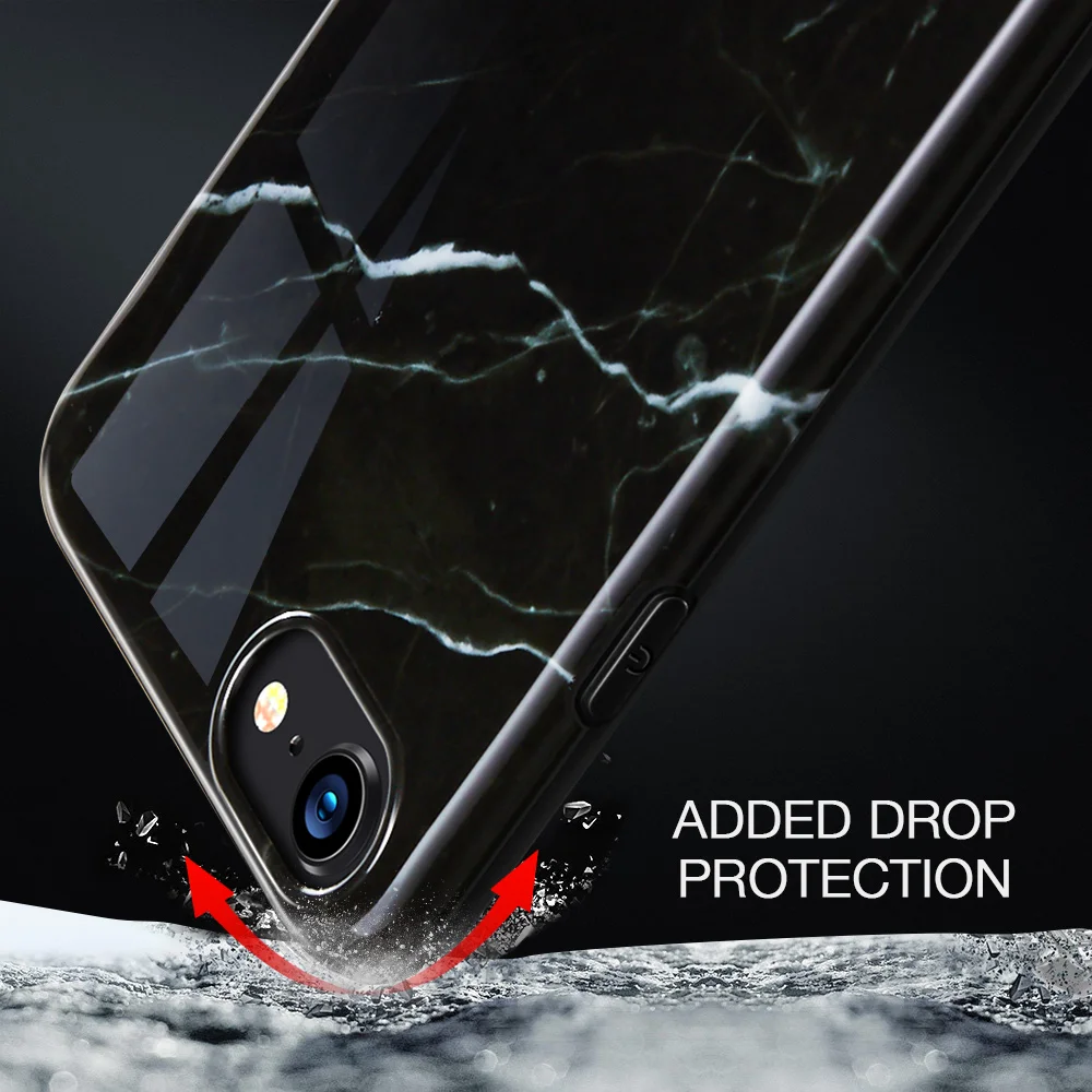 Чехол для телефона ESR iPhone SE2 2020 8 7 мраморный мягкий чехол из ТПУ противоударный