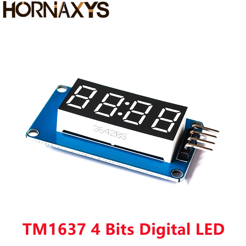 

TM1637 LED Display Module For Arduino 7 Segment 4 Bits 0.36 Inch Clock RED Anode Digital Tube Four Serial Driver Board Pack